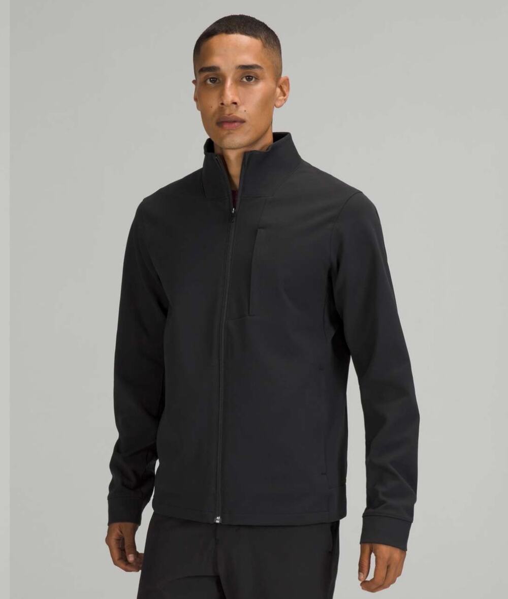 Lululemon Sojourn Full Front Zip Jacket in Black Size Large